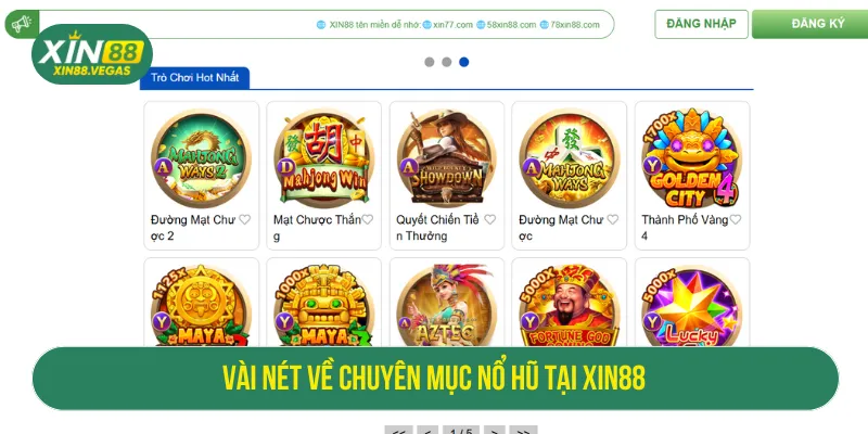 Nổ Hũ XIN88 Slot Hấp Dẫn Với Jackpot Giá Trị Cao Nhất